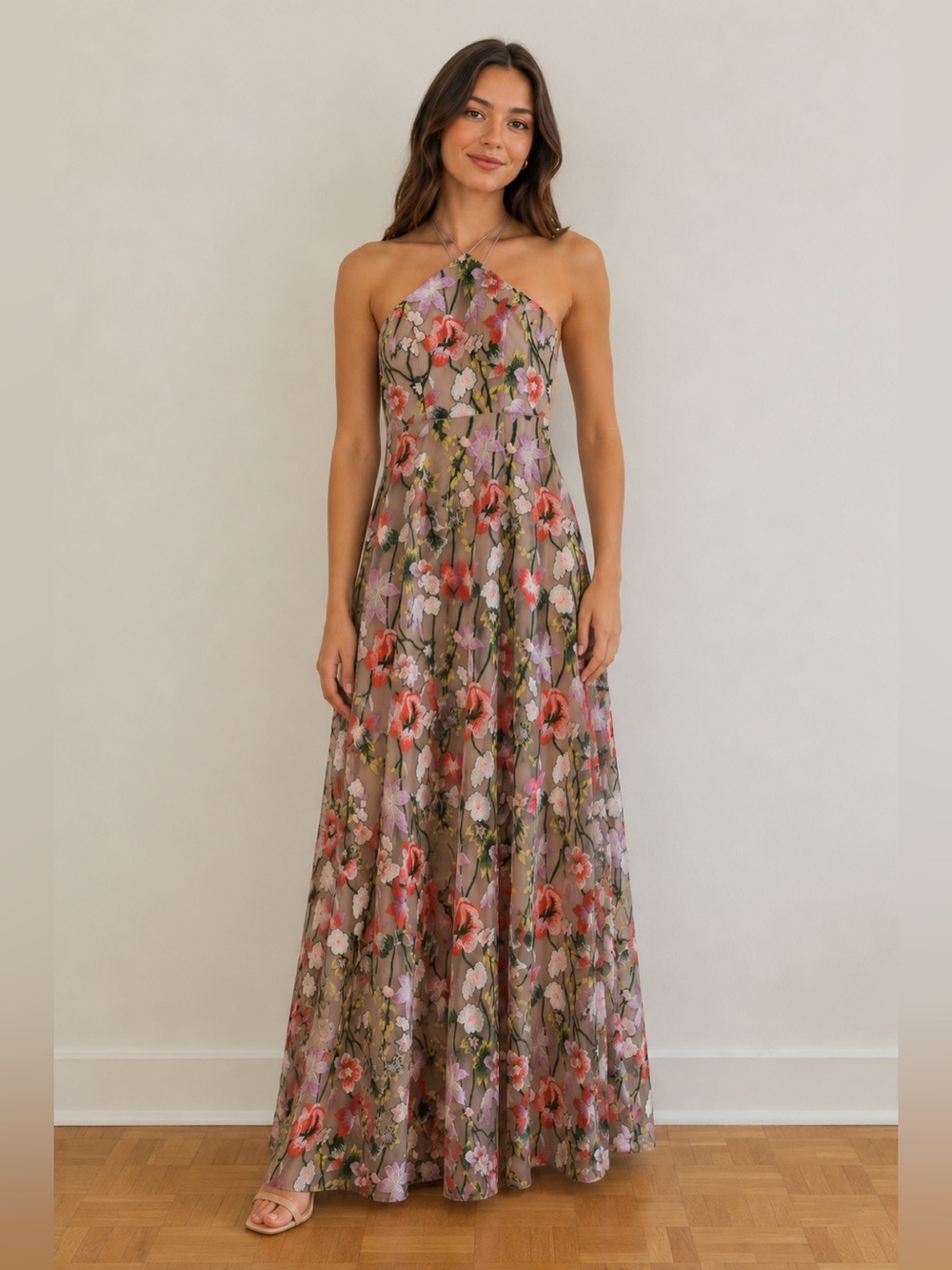 BNWT My Michelle Embroidered Floral Dress